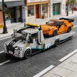 Sandėlyje GULY 10656 MOC Techninis nuotolinio valdymo automobilis F80 Statybiniai blokeliai Surinkimo kaladėlės Modelis Vaikų žaislai Kalėdinė dovanų rinkinys NO BOX white