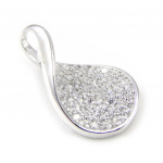 Les Tr&eacute;sors De Lily [H0432] - Pendentif Argent 'D&eacute;esse' Blanc