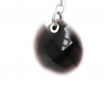 Altesse [I2896] - Collier acier 'Calypso' marron chocolat