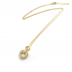 Les Tr&eacute;sors De Lily [M8902] - Collier Plaqu&eacute; Or 'Love' dor&eacute;