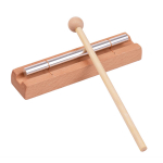 Toniniai mediniai varpeliai su plaktuku mu&scaron;amuoju instrumentu maldai jogos meditacijai muzikinis varpelio žaislas vaikams mokytojams Klasės priminimo skambutis 1-tone Chime