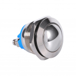 19 mm vandeniui atsparus automobilio metalinis mygtukas, momentinis jungiklis 12V