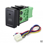 Automobilio LED rūko žibintų jungiklis dienos &scaron;viesos DRL jungiklio mygtukas, skirtas Suzuki SX4 Swift Grand Vitara 2006 - 2011 2012 Automobilių priedai LED