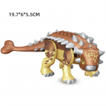 Dideli ankilozauro statybiniai blokai Didelių dinozaurų modelių statybinių blokų surinkimo žaislas
