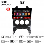 Automobilio radijo GPS navigacinė sistema, skirta Peugeot 3008 2009-2015 2 Din Android WiFi Car Multimedia Player Auto Stereo FM Radio Head Unit 2+32GB 2+32GB,B