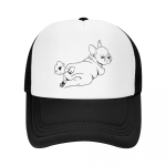 Madinga, miela prancūzų buldogų sunkvežimių kepurė, skirta unisex WoUnisex individualiai reguliuojama unisex gyvūnų &scaron;unų beisbolo kepuraitė lauko kepuraitėms Trucker Hat