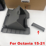 Skirta Skoda Octavia A7 Mk3 Mk4 2015-2021 priekinės kairės pir&scaron;tinių dėžutės laikymo dėžutės spaustuko rankena juoda