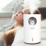 Namų drėkintuvas 700 ml didelės talpos USB oro drėkintuvas Aromato eterinių aliejų difuzorius su spalvota LED lempute Oro valytuvas Rūkytojas White Bear