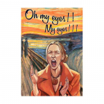 Mano akys Juokingi plakatų drobės tapybos sienų meno spaudiniai, skirti gyvenamojo kambario salono namų dekoravimui 20x30cm