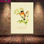 Retro pauk&scaron;čių iliustracijų spausdinimas Sienų meno drobės Tapyba pauk&scaron;čių gamtos meno plakatas 21cm&times;30cm NoFrame