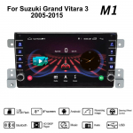 2 din Android automobilio radijo daugialypės terpės vaizdo grotuvas, skirtas Suzuki Grand Vitara 3 2005-2015 su mygtuko rankenėle WiFi 1+16GB