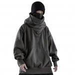 Madingas žiemos gobtuvas Vienspalvis High Collar Thermal 3XL