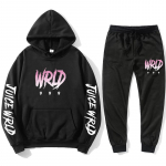 J UICEWrld Hoodie Kostiumas Megztinis + bėgimo kelnės Juice Wrld Juice Wrld Juicewrld Trap Rap Tomography Juice World XXXL