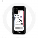Coque pour Samsung Galaxy S11 Plus Billet d'avion London