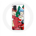 Coque pour Samsung Galaxy A51 Karma et Nagisa Assassination Classroom Anime Christmas day