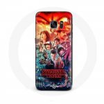 Coque pour Samsung Galaxy S7 Stranger Things Teaser Saison 4 Affiche Personnages Art