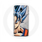 Coque pour Samsung Galaxy S4 Anime Dragon Ball Goku Cheveux bleu