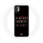 Coque pour Xiaomi Redmi Note 10T 5G Stranger Things Affiche Friends Don't Lie Joyeux no&euml;l