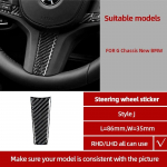 Anglies pluo&scaron;to automobilio vairo skydelio emblema M juostelė 3D lipdukas, skirtas BMW F48 E84 X1 F07 F10 F01 F20 F30 E60 E90 E92 E93 X5 X6 Z4