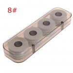 8/16 vnt. plastikinė vyniojimo lentelė me&scaron;keriojimo valui, vielai, &scaron;pūlės, dėžutė žvejybos reikmenims, dovana One Size
