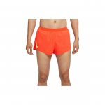 Nike AeroSwift 2 colių &scaron;oninės skeltės patogaus kirpimo bėgimo &scaron;ortai su gryno logotipo spaudiniu Detalė Vyri&scaron;kos kelnės Oranžinės CJ7838-804 XL