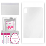 apgo Ultra Clear Protective Skin Sticker for the back compatible with Ulefone Tab A8, Wrap Film, Hydrogel Film, Flexible, Soft TPU with positioning la