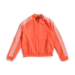Adidas bomber striukė su sportinėmis juostelėmis, moteri&scaron;kos striukės, raudonos EI8964 M