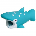 Kabelio apsaugos rankovė mielas gyvūno formos apsauginis dangtelis, apsaugantis nuo pertraukos įkrovimo duomenų linija polka dot shark