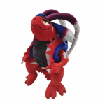 KORAIDON ir MIRAIDON pliu&scaron;inis, Kawaii žaislas vaikams, dovanos 29*30cm raudona