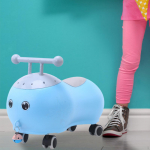 Children Scooter Car Ride on Toy Activities Cartoon Holiday Gifts Boy Girl Silent Twist
