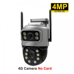 Dviejų objektyvų 4G IP kamera 8MP 4K Waterptoof lauko stebėjimo monitorius Smart Home Night Vision V380 Pro CCTV saugumo apsauga