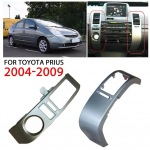 2 Buah A/C Dash Ventilasi Udara Trim Oro ventiliacijos angos apdaila Pakeiskite Toyota Prius 2004-2009 Plastik Perak + 3 Electrical Equipment