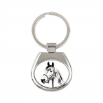 Morgan Horse - keychain with a horse, keychain with a print, personalized pendant from the Art-Dog brand sidabras