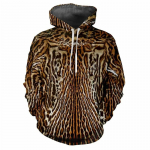 Vyri&scaron;kas rudeninis leopardų ra&scaron;to serijos 3D skaitmeninio spausdinimo užtraukiamas gobtuvas mados tendencijų džemperis vyrui XXXXL