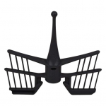 Yousheng mai&scaron;ymo plaktuvas Ergonomi&scaron;kas, patikimas plastikinis kūrybingas drugelio formos mai&scaron;ymo plakiklis, skirtas Thermomix-TM31/TM6/TM5 juoda