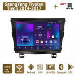 Android Carplay Automobilio Radijas SsangYong Tivolan Tivoli 2014-2017 Multimedia Grotuvas Galvutės Blokas Stereo GPS Navigacija BT WIFI 4+64GB 1+16GB