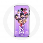 Coque pour Samsung Galaxy J7 2017 BTS TinyTAN Animation Affiche RM Jin Suga J-Hope Jimin Jungkook Et V - Maniacase