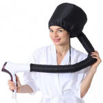 Satino difuzoriaus džiovinimo dangtelis, naujas difuzoriaus dangtelis plaukų džiovintuvui garbanotiems plaukams One Size juoda