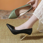 Mada Nauji Moteri&scaron;ki Auk&scaron;takulniai Didelio Dydžio Smailianosiai Auk&scaron;takulniai Suknelės Batai Vestuviniai Auk&scaron;takulniai Moteri&scaron;ki Batai Zapatos De Mujer 34