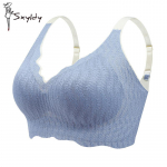 Nauji V formos i&scaron;kirpte, burbuliniai medvilniniai nėriniai apatiniai be plieninio žiedo, neleidžiantys nusmigti sportui, kvėpuojanti, patogi liemenėlė L balta