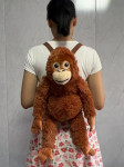 Simuliacinis beždžionės orangutano lėlė Super mink&scaron;tas kim&scaron;tas mai&scaron;elis Gyvūnai Pliu&scaron;iniai žaislai Anime animacinių filmų dekoras Berniukams Mergaitėms Gimtadienio dovanos Pagalvė see choice option