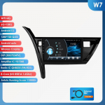 Hizpo Carplay 4G 10.1 colio I&scaron;maniosios automobilio sistemos Android automobilio radijas Toyota Corolla Auris 2013 - 2016 m. GPS Stereo I&scaron;manusis ekranas Bluetooth RDS W7 8Core 6G 128G