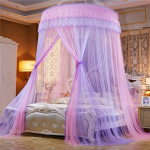 Vasaros princesės patalynės palapinė baldakimu kupolo tinklelis nuo uodų Eleganti&scaron;kas princesės patalynės uždanga Haning kupolo tinklelis 1.2m (4 feet) bed