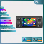 Ossuret 7 colių 2 DIN Android 13 Automobilio multimedijos grotuvas BMW X5 11 E53 E39 M5 1996-2003 Stereo GPS navigacijai Garso i&scaron;manusis Carplay 4G Automobilio radijas P2CP 4Core 2G 32G AI