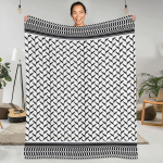Palestinieti&scaron;ka Keffiyeh Super Mink&scaron;ta Antklodė Palestinos žemėlapis Kelioninė užmetama antklodė Žieminė juokinga flanelinė lovatiesė Sofa lova uždangalas 30x40in