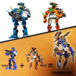 Nauji Hero Factory 5.0 Žvaigždžių kariai Konstruktoriai 2IN1 Kombinuotas robotas Mechas EVO Furno Bulk Kaladėlės Žaislai Berniukams Vaikams Kalėdinės Dovanos