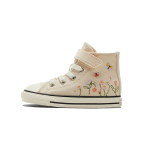 Converse Chuck Taylor All Star Easy-On Auk&scaron;ti TD Siuvinėtas Gėlių Ra&scaron;tas - Natūralus Dramblio Kaulo Kūdikio Kedukai Balti Juodi A01617C 20