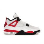 Air Jordan 4 Retro raudono cemento vyri&scaron;ki sportbačiai balti ugniai raudoni juodi DH6927-161 40