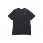 Nike Techknit Ypa lengvas kvėpuojantis trumpomis rankovėmis bėgimo mar&scaron;kinėlis Vyri&scaron;ki Vir&scaron;utiniai drabužiai Juodas CJ5345-010 S