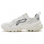 Li Ning Mink&scaron;tas At&scaron;okimas Smūgį Absorbuojantys Retro Stiliaus Storu Padu Laisvalaikio Batai Vyrams Sportbačiai Balti AGCT423-1 44⅓